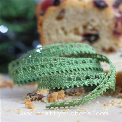 Christmas Charm Lace - Sage